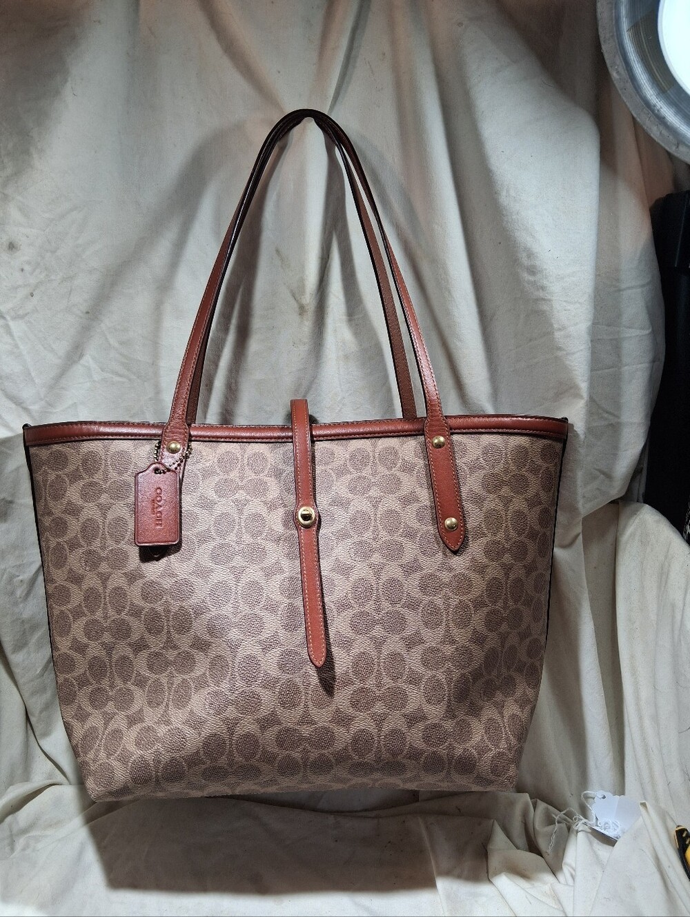 Coach signature market tote